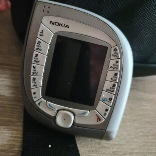 Nokia 7600 used, collectible model with original back cover