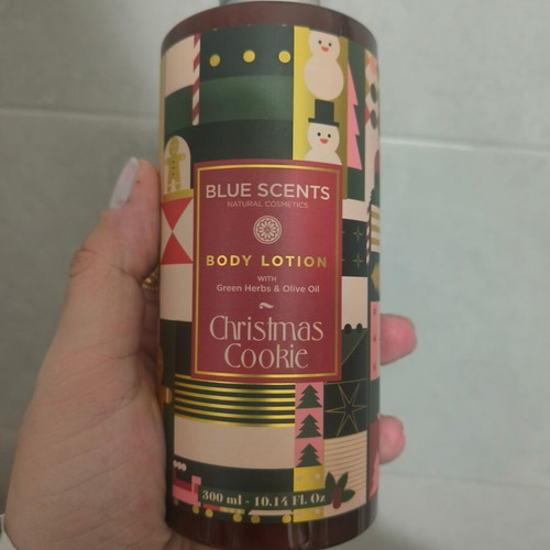 Blue Scents Christmas Cookie Body Lotion new