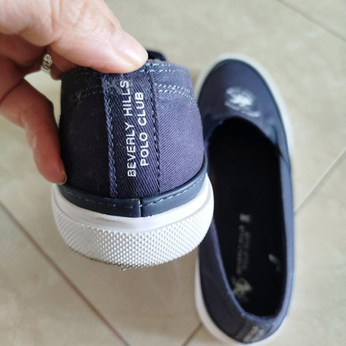 Beverly Hills Polo Club Slip-On Shoes like new, size 38-38.5, navy