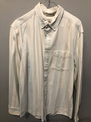 Zara Men’s Striped Winter Shirt M Like New