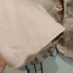 Stradivarius jacket large beige spring cotton used