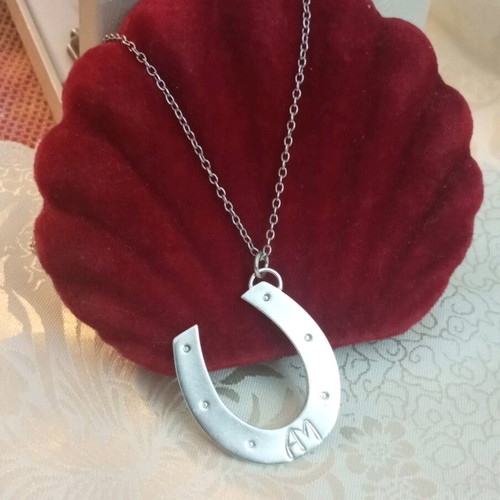 Lalaunis A21 925 silver horseshoe with 50cm chain used