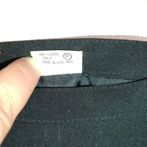 Skirt from England used, black, size 14, with side slit
