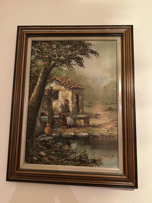 Georgantas painting used in excellent condition