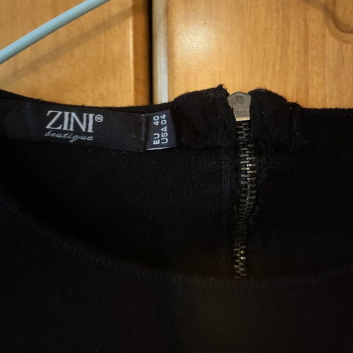 Zini dress used, black midi, size L