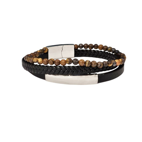 Men's Bracelet made of Stainless Steel new, 21.5 cm