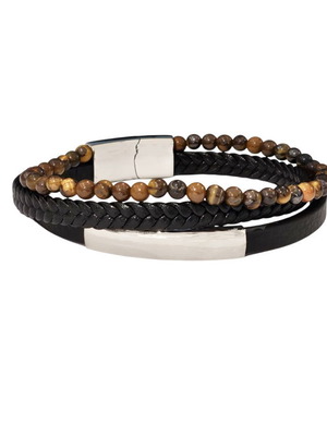 Men's Bracelet made of Stainless Steel new, 21.5 cm