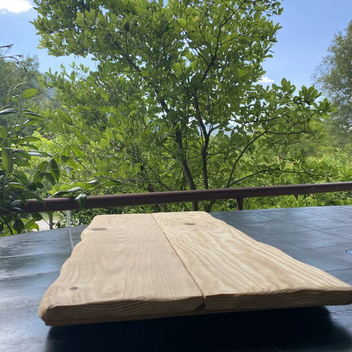 Wooden handmade tray 27x59 cm lacquered