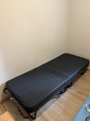 Folding bed new, dimensions 80x205x37 open
