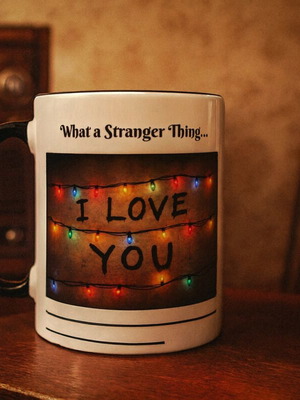 Stranger Things Mug new ceramic 325ml with black handle