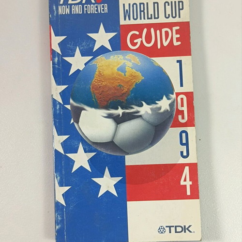 World Cup USA 1994 Greek guide booklet used TDK