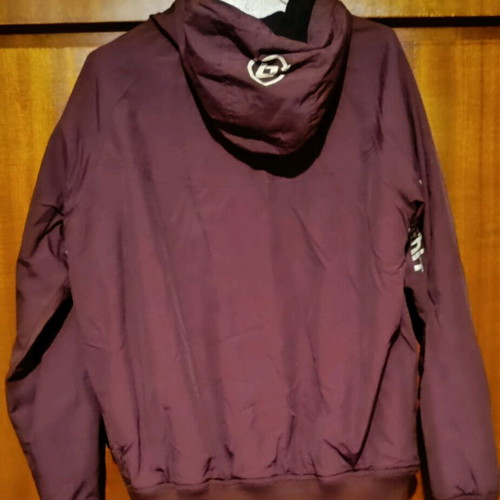 Basehit jacket used, size M, red and purple