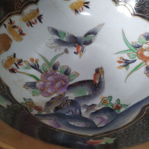 Vintage porcelain Japanese bowl Royal Satsuma like new