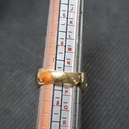 Gold ring 14 carat with 585 stamp, 7.6 grams, new