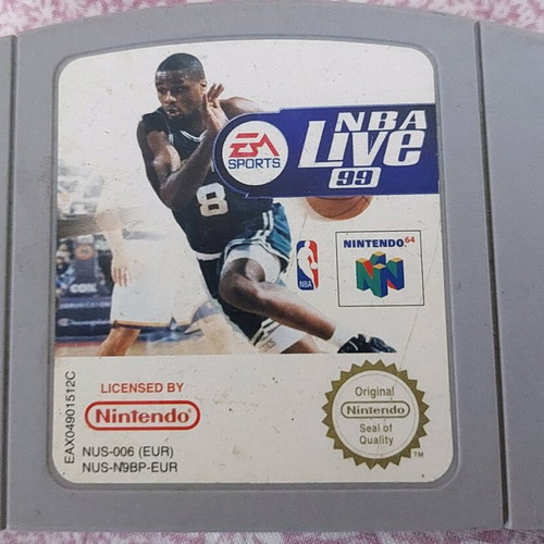 Nintendo 64 NBA Live 99 game used, good condition
