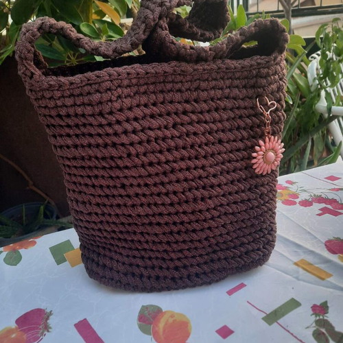 Handmade knitted bag new