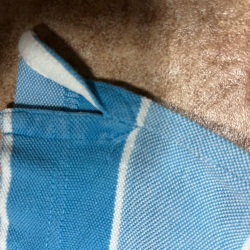 Men's striped DUR sport polo XXL like new