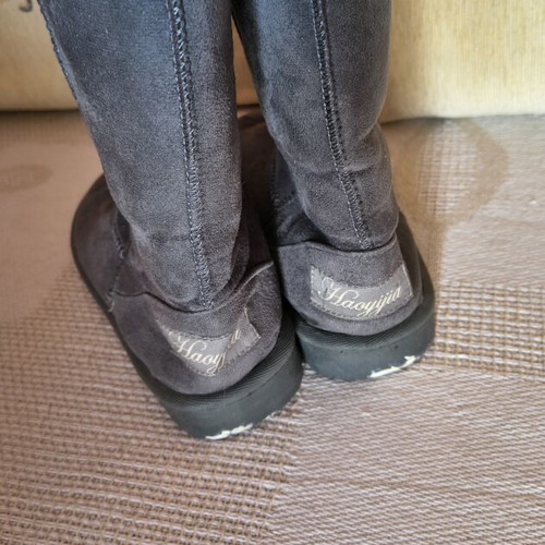 Haqyyia boots used, warm with fur lining, size 37, gray
