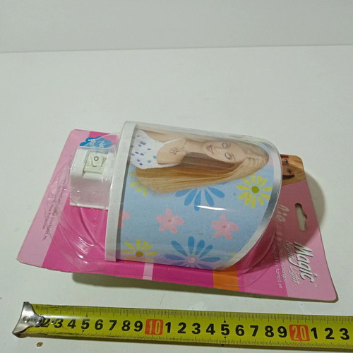 Mattel Barbie night light 1999 new European power 230V-50Hz design 3
