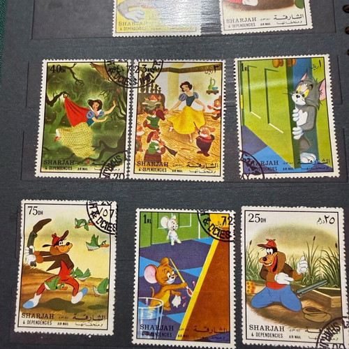 Disney stamps sealed, 39 pieces, like new