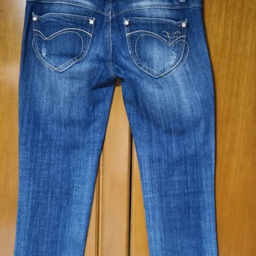 Fracomina women's skinny fit jeans size 40 like new, blue