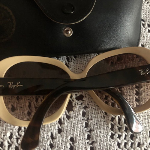 RayBan Jacky ohh vintage sunglasses like new, beige and brown