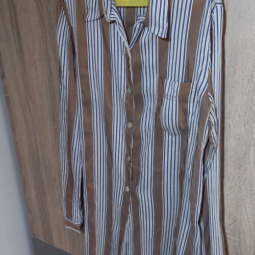 Rococo shirt large blue and brown like new