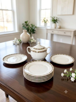 Antique Rosenthal Bavaria serving set 10 pieces 1921-22