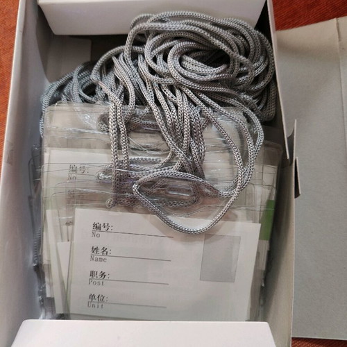 Badge holders with lanyard new for conference and corporate cards