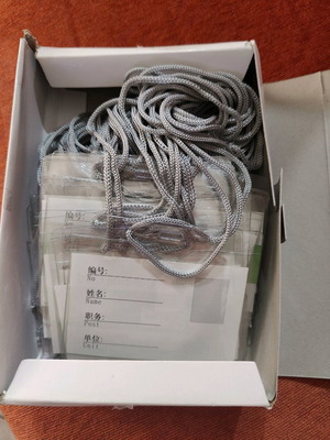 Badge holders with lanyard new for conference and corporate cards