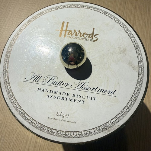 Μεταλλικό κυλινδρικό κουτί Harrods