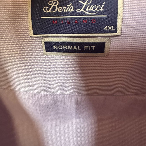 Men's dress shirt lilac used size 4XL