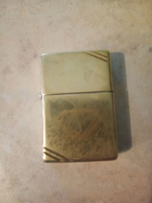 Zippo used brass lighter