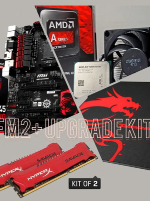 FM2+ Upgrade Kit μεταχειρισμένο με MSI A88X-G45 Gaming, 7850K, 16GB HyperX Savage, mousepad
