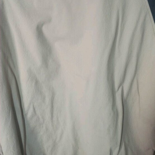 Corduroy jacket used, size XXL, white and gray