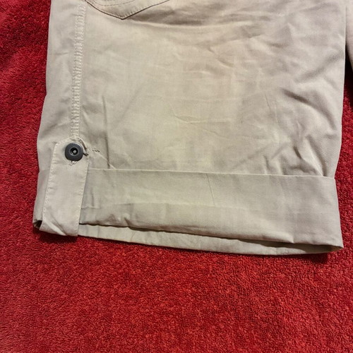 Women's beige bermuda shorts, size M