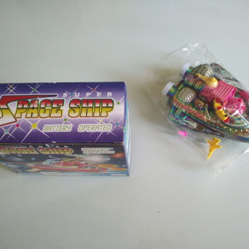 Super Space Ship new, 1990s sealed, battery operated