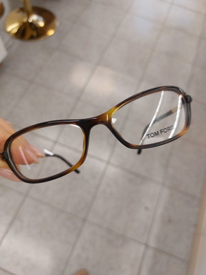 Tom Ford eyeglass frame new without prescription, brown