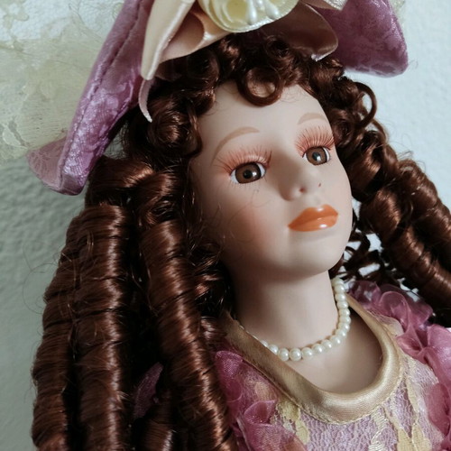 Porcelain doll used 40cm