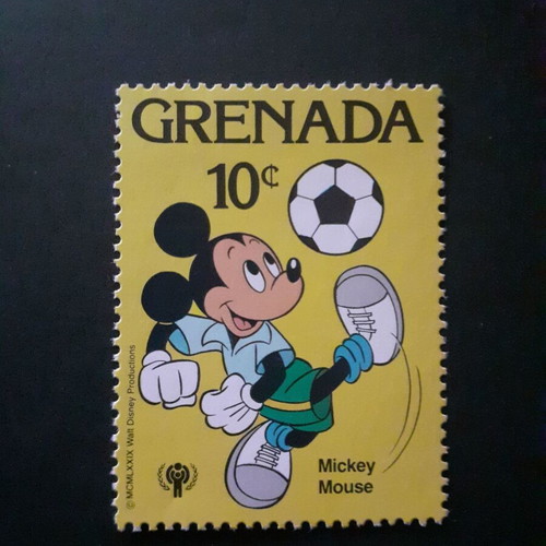 Disney Sport Mickey 1979 Stamp Set Mint from Grenada