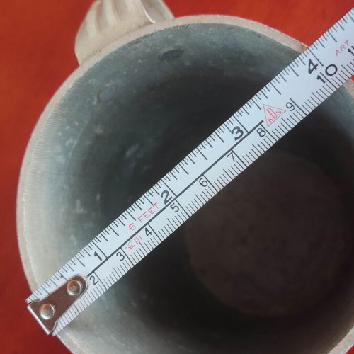 Military aluminum canteen used
