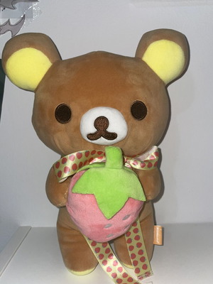 Rilakkuma Strawberry Plush Toy new, licensed San-X Green Camel arcade prize