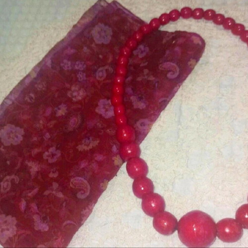 Artesiana Mexicana ethnic necklace and scarf new