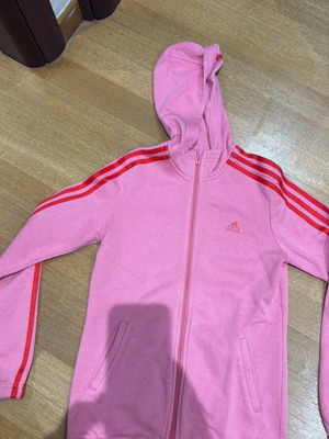 Adidas sweatshirt pink 11-12 years like new