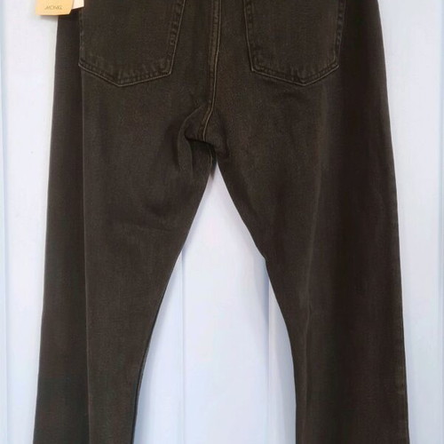 Monki high-waisted black jeans new, size M