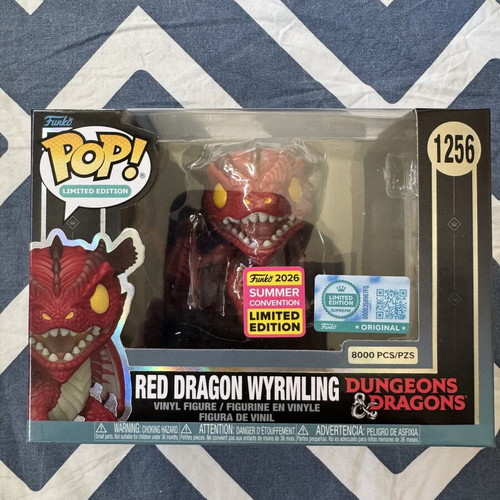 Funko Pop Dungeon and Dragons Brass and Red Dragons Wyrmling Bundle LE8000pcs