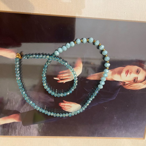 Vintage Czech choker necklace new