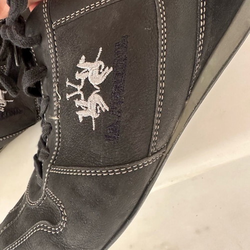 La Martina sneaker men's like new, black leather size 40
