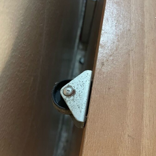 Wooden bed drawer used with 4 wheels