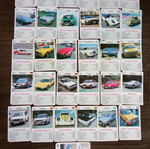 Car stickers used, set of 31 pieces